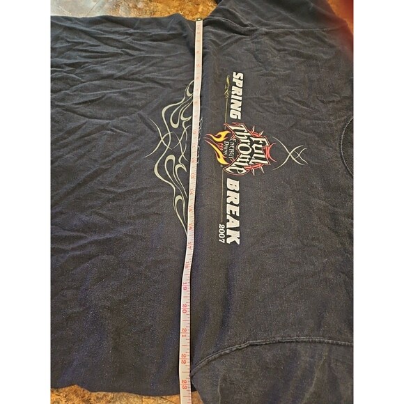 Full‎ Throttle Energy Drink Shirt Mens XL Black Graphic Y2K 2007 (A77) - Picture 4 of 6